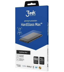 Juodas apsauginis grūdintas stiklas Apple iPhone 14 telefonui "3MK Hard Glass Max"