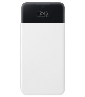Originalus baltas atverčiamas dėklas "S-View Case" Samsung Galaxy A33 5G telefonui "EF-EA336PWE"