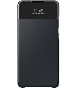 Originalus juodas atverčiamas dėklas "S-View Case" Samsung Galaxy A72 telefonui "EF-EA725PBE"