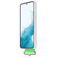 Originalus baltas dėklas "Silicone Cover With Strap" Samsung Galaxy S22 telefonui "EF-GS901TWE"