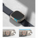 Apsauginis grūdintas stiklas Apple Watch Ultra 1 / 2 / 3 / 4 (49mm) laikrodžiui "Ringke ID FC Glass 4-Pack"
