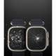 Apsauginis grūdintas stiklas Apple Watch Ultra 1 / 2 / 3 / 4 (49mm) laikrodžiui "Ringke ID FC Glass 4-Pack"