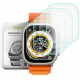 Apsauginis grūdintas stiklas Apple Watch Ultra 1 / 2 / 3 / 4 (49mm) laikrodžiui "Ringke ID FC Glass 4-Pack"