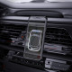 Automobilinis Universalus telefono laikiklis Hoco CA74 tvirtinamas į ventiliacijos groteles, magnetinis, juodas-pilkas