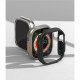 Matinis juodas ir skaidrus dėklai Apple Watch Ultra 1 / 2 / 3 (49mm) laikrodžiui "Ringke Slim 2-Pack"
