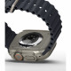 Pilkas (Titanium) ir skaidrus dėklai Apple Watch Ultra 1 / 2 / 3 (49mm) laikrodžiui "Ringke Slim 2-Pack"