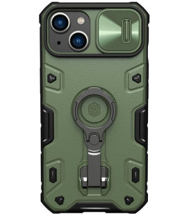 Žalias dėklas Apple iPhone 14 telefonui "Nillkin CamShield Armor Pro Hard"