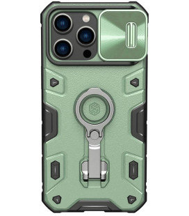 Žalias dėklas Apple iPhone 14 Pro Max telefonui "Nillkin CamShield Armor Pro Hard"