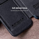 Odinis juodas atverčiamas dėklas Apple iPhone 14 Pro Max  telefonui "Nillkin Qin Book Pro"