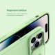 Mėlynas dėklas Apple iPhone 14 Pro Max telefonui "Nillkin CamShield Silky Magnetic Silicone"