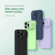Žalias dėklas Apple iPhone 14 Pro Max telefonui "Nillkin CamShield Silky Magnetic Silicone"