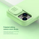 Žalias dėklas Apple iPhone 14 telefonui "Nillkin CamShield Silky Magnetic Silicone"