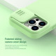 Žalias dėklas Apple iPhone 14 Pro telefonui "Nillkin CamShield Silky Silicone"
