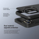 Juodas dėklas Apple iPhone 14 telefonui "Nillkin Super Frosted Pro Magnetic"