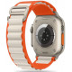 Oranžinė / smėlio apyrankė Apple Watch 4 / 5 / 6 / 7 / 8 / 9 / SE / Ultra 1 / 2 (42 / 44 / 45 / 49 mm) laikrodžiui "Tech-Protect