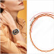 Juoda / oranžinė apyrankė Apple Watch 8 / 9 / 10 / 11 / SE / ULTRA (44 / 45 / 46 / 49 MM) "Tech-Protect Nylon Pro"