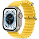 Geltona apyrankė Apple Watch 4 / 5 / 6 / 7 / 8 / 9 / SE / Ultra 1 / 2 (42 / 44 / 45 / 49 mm) laikrodžiui "Tech-Protect Iconband 