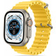 Geltona apyrankė Apple Watch 8 / 9 / 10 / 11 / 12 / SE / Ultra (44 / 45 / 46 / 49 mm) laikrodžiui "Tech-Protect Iconband Pro"