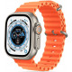Oranžinė apyrankė Apple Watch 8 / 9 / 10 / 11 / 12 / SE / Ultra (44 / 45 / 46 / 49 mm) laikrodžiui "Tech-Protect Iconband Pro"