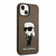 Juodas dėklas Apple iPhone 14 telefonui "Karl Lagerfeld IML Ikonik NFT Case"