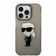 Juodas dėklas Apple iPhone 14 Pro Max telefonui "Karl Lagerfeld IML Ikonik NFT Case"
