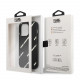 Juodas dėklas Apple iPhone 14 Pro telefonui "Karl Lagerfeld PU Grained Leather Logomania Case"