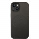 Juodas dėklas Apple iPhone 14 telefonui "Karl Lagerfeld PU Leather Perforated Logo Case"