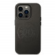 Juodas dėklas Apple iPhone 14 Pro telefonui "Karl Lagerfeld PU Leather Perforated Logo Case"