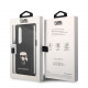 Juodas dėklas Samsung Galaxy Fold 4 telefonui "Karl Lagerfeld PU Saffiano Ikonik Case"