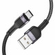 Juodas laidas USB - Type-C 3A 25cm "Tech-Protect Ultraboost"