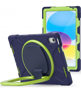 Mėlynas/žalias dėklas Apple iPad 10.9 2022 planšetei "Tech-Protect X-Armor"