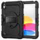 Juodas dėklas Apple iPad 10.9” 10 / 2022 / 11” 11 / 2025 planšetei "Tech-Protect Solid360"