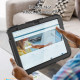 Juodas dėklas Apple iPad 10.9” 10 / 2022 / 11” 11 / 2025 planšetei "Tech-Protect Solid360"