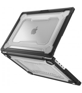 Matinis juodas dėklas Apple Macbook Pro 14 2021-2023 kompiuteriui "Spigen Rugged Armor""