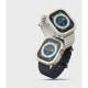 Pilkas (Warm) apsauginis dėklas Apple Watch Ultra (49mm) laikrodžiui "Ringke Air"