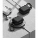 Juodas dėklas Apple Airpods Pro 1 / 2 ausinėms "Ringke Onyx"