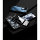 Juodas dėklas Xiaomi 12T / 12T Pro telefonui "Ringke Fusion X"