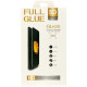 5D juodas apsauginis grūdintas stiklas Apple iPhone XR telefonui "Full Glue"