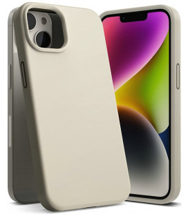 Šviesiai pilkas dėklas Apple iPhone 14 Plus / 15 Plus telefonui "Ringke Silicone"