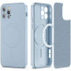 Šviesiai mėlynas dėklas Apple iPhone 12 Pro telefonui "Tech-Protect Icon Magsafe"
