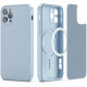 Šviesiai mėlynas dėklas Apple iPhone 11 Pro telefonui "Tech-Protect Icon Magsafe"
