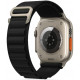 Juoda apyrankė Apple Watch 4 / 5 / 6 / 7 / 8 / 9 / SE (38 / 40 / 41 mm) laikrodžiui "Tech-Protect Nylon Pro"
