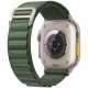 Žalia (Military) apyrankė Apple Watch 4 / 5 / 6 / 7 / 8 / 9 / SE (38 / 40 / 41 mm) laikrodžiui "Tech-Protect Nylon Pro"