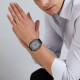 Juoda / oranžinė apyrankė Apple Watch 4 / 5 / 6 / 7 / 8 / 9 / SE (38 / 40 / 41 mm) laikrodžiui "Tech-Protect Nylon"