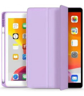 Violetinis atverčiamas dėklas Apple iPad 10.2 2019 / 2020 / 2021 planšetei "Tech-Protect SC Pen"