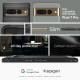 Matinis juodas dėklas Google Pixel 7 Pro telefonui "Spigen Rugged Armor"