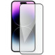 5D juodas apsauginis grūdintas stiklas Apple iPhone 14 Pro Max telefonui "Full Glue"