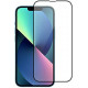 5D juodas apsauginis grūdintas stiklas Apple iPhone 13 Pro Max telefonui "Full Glue"