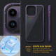 Purpurinis / skaidrus dėklas Apple iPhone 14 Pro Max telefonui "Caseology Skyfall"