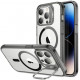 Juodas / skaidrus dėklas Apple iPhone 14 Pro Max telefonui "ESR Classic Kickstand Halolock Magsafe"